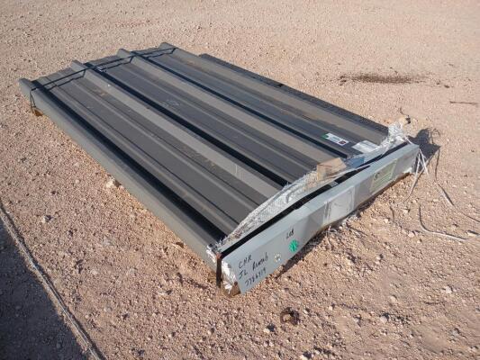 (95 pcs) R Panels 6ft Long, Charcoal Gray