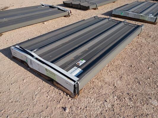 (95 pcs) R Panels 6ft Long, Charcoal Gray