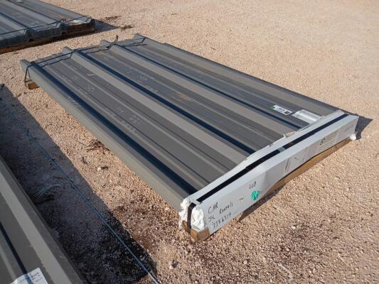 (95 pcs) R Panels 6ft Long, Charcoal Gray