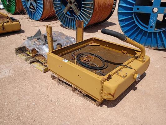 (1) Caterpillar Radiator w/Other Misc Caterpillar Parts