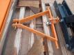 (1) Formed Skid Steer Cut Out Frame/Wolverine Quick Coupler 3-Point Hitch Attachment/(1 Set) 82'' Fork Extensions/Wolverine Manual Thumb Attachment - 3