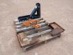 (2) Formed Skid Steer Cut Out Frames/Wolverine Quick Coupler 3-Point Hitch Attachment/Wolverine Manual Thumb Attachment