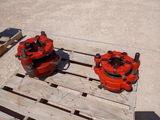 (2) Ridgid Receding Geared Threaders