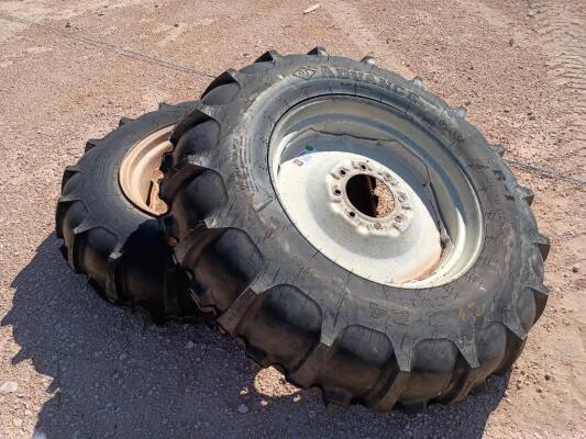 (2) Irrigation Pivot Wheels w/Tires 11.2-24