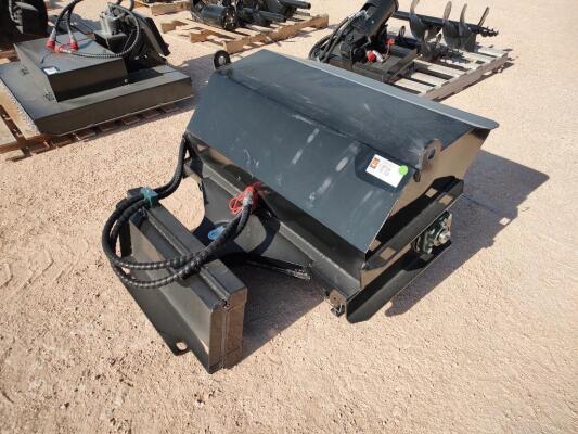 Mini Skid Steer Angle Snow Sweeper