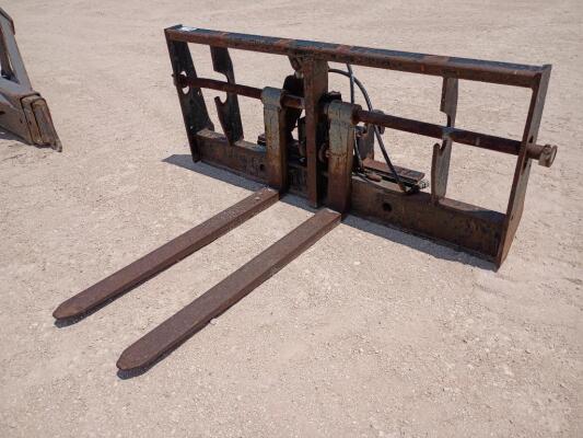 Hydraulic Tilt Fork Carriage w/4ft Forks