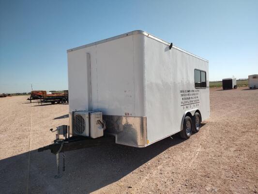 2024 16Ft x 100" Enclosed Mobile Office Trailer