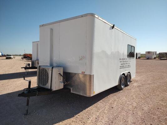 2024 16Ft x 100" Enclosed Mobile Office Trailer