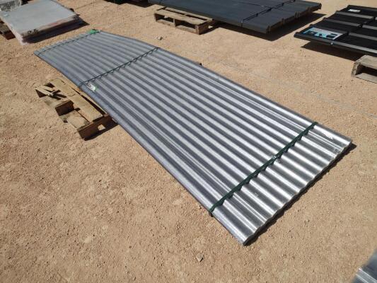 (30) Clear Corrugated Polycarbonate Roof Panels 12ft x 3ft