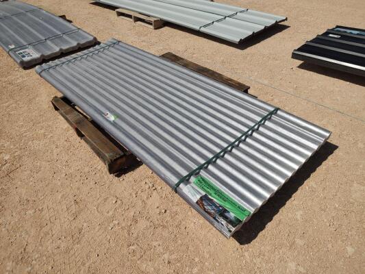 (30) Clear Corrugated Polycarbonate Roof Panels 8ft x 3ft