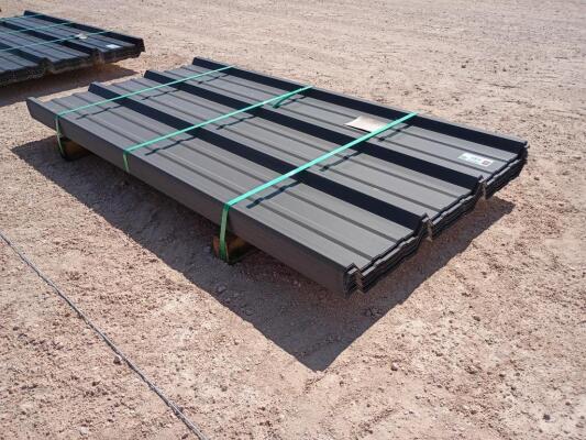 (50 pcs) 22 Gauge R Panels 6ft Long, Color Gray