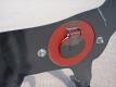 KC 3/8" AR500 Steel Deer Shooting Target w/Heart Flapper - 4