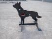 KC 3/8" AR500 Steel Coyote Shooting Target w/Heart Flapper