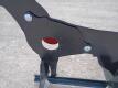 KC 3/8" AR500 Steel Coyote Shooting Target w/Heart Flapper - 5