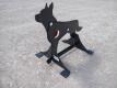 KC 3/8" AR500 Steel Coyote Shooting Target w/Heart Flapper - 2