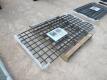 (5) 36" x 72" Gray Metal Rail Mesh - 4