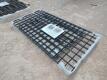 (5) 36" x 72" Gray Metal Rail Mesh