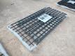 (5) 36" x 72" Gray Metal Rail Mesh - 4