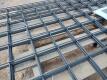 (5) 36" x 72" Gray Metal Rail Mesh - 5