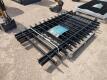 (4) Black Galvanized Steel Fencing 3.8ft x 6.6ft Each - 4
