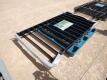 (5) Black Galvanized Steel Fencing 3.3ft x 5.9ft Each - 2