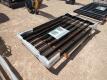(5) Black Galvanized Steel Fencing 3.3ft x 5.9ft Each - 4
