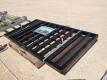 (2) Black Welded Galvanized Steel Fencing 3.3ft x 5.9ft Each - 3