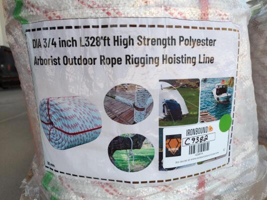 3/4" x 328ft Polyester Rope
