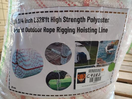 3/4" x 328ft Polyester Rope