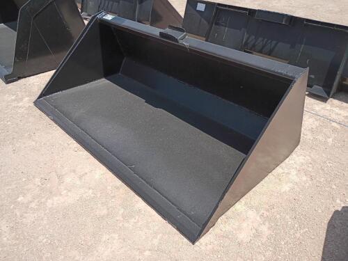 KC 66" Skid Steer Bucket w/Single Blade
