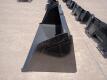 KC 84&rdquo; Skid Steer Snow/Litter Bucket w/Single Blade - 2