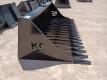 KC 76" Skid Steer Skeleton Bucket, High Sides - 5
