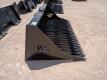KC 72" Skid Steer Fine Skeleton Bucket, High Sides - 5