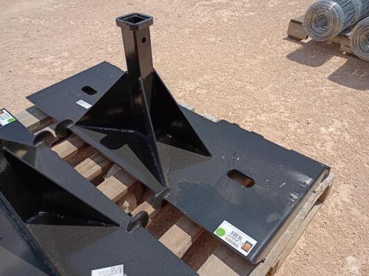 KC Skid Steer Trailer Mover w/2" Hitch Receiver