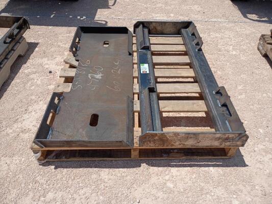 (2) KC Misc Skid Steer Frames