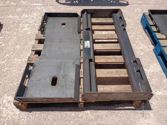 (2) KC Misc Skid Steer Frames