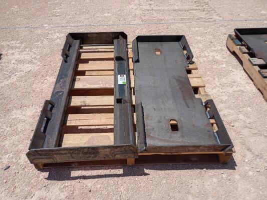 (2) KC Misc Skid Steer Frames