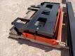 KC 45" Skid Steer Fork Frame w/42" Forks & (1 Set) 84" Light Duty Fork Extensions - 3