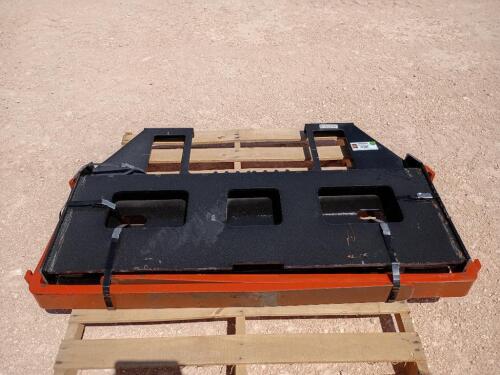 KC 45" Skid Steer Fork Frame w/42" Forks