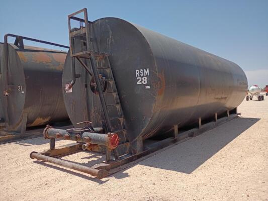 500 BBL Skidded Frac Tank