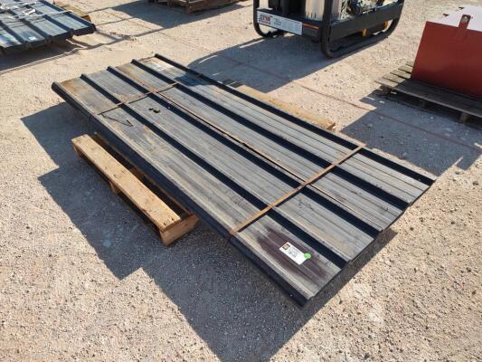 (30) Brown Metal Roof/Wall Panels 8ft x 3ft