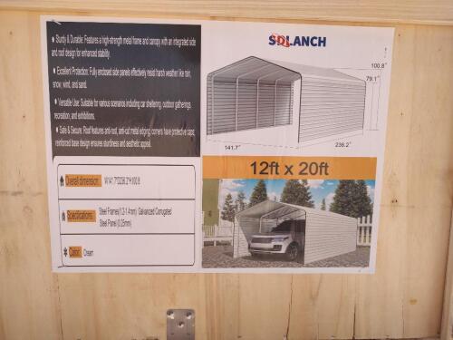 SD Lanch SDLC 1220 12ft x 20ft Carport