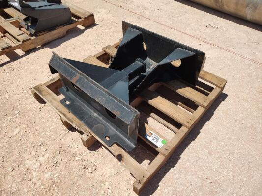 (1) Mini Skid Steer Trailer Mover (1) Mini Skid Steer Tree Spade Bucket
