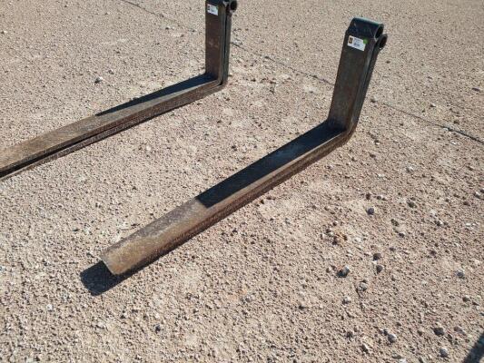 (1 Set) 5ft Telehandler Forks