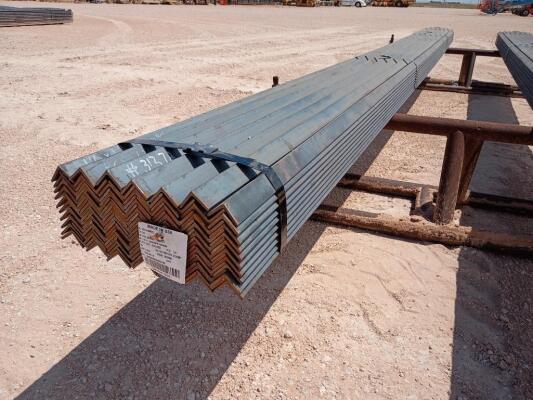 (124) Pcs 1 1/2'' x 1 1/2'' x 3/16'' Angle Iron, 20 Ft Long