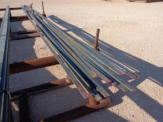 (18) Pcs 1'' x 1/4'' Steel Flat Iron, 20 Ft Long
