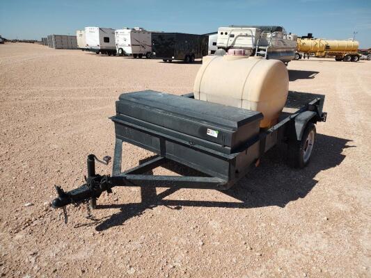 Shop Built 8Ft Utility Trailer w/Water Tank