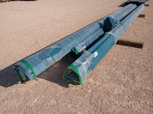 450 Ft of 8'' C Perlin Trim w/Corners, Black
