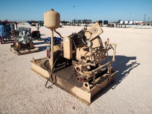 Triplex Pump w/25 HP Electric Motor