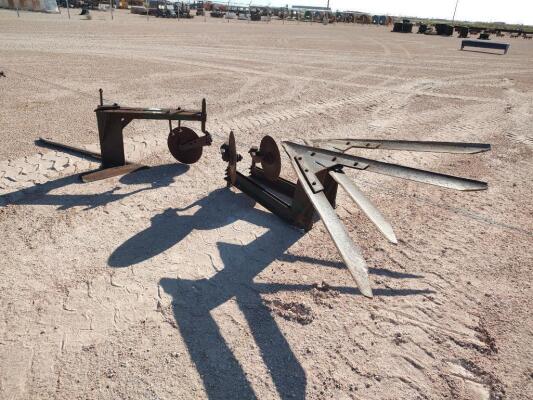 (3) Cultivator Shanks w/Colter Disc